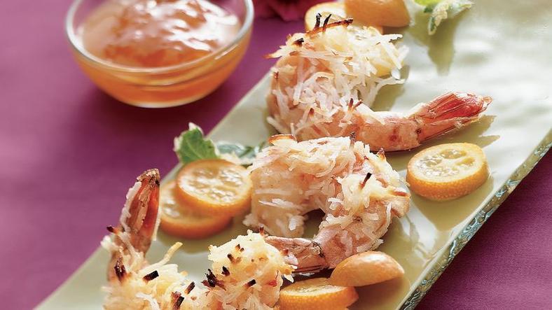 CAMARONES AL HORNO CON COCO